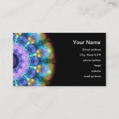 Carte De Visite Fenêtre en verre teinté lilas (Dos)