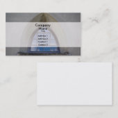 Carte De Visite Fenêtre gothique (Devant / Derrière)