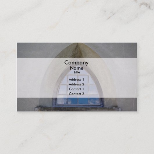 Carte De Visite Fenêtre gothique (Devant)