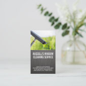 Carte De Visite Fenêtre Nettoyage de collaborateur (Debout devant)