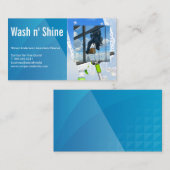 Carte De Visite Fenêtre Nettoyage de collaborateur sur la construc (Devant / Derrière)