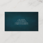 Carte De Visite Feng Shui Bagua / Pakua Lotus mandala (Dos)