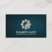 Carte De Visite Feng Shui Bagua / Pakua Lotus mandala (Devant)