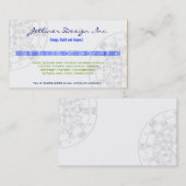Carte De Visite Feng-Shui, design d'intérieur Consulting Inc. (Devant / Derrière)