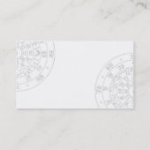 Carte De Visite Feng-Shui, design d'intérieur Consulting Inc. (Dos)