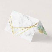 Carte De Visite Fente tropicale | MERCI BABY SHOWER (Dos)