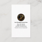 Carte De Visite Fer Chien Mère Enfants Animaux assis (Dos)