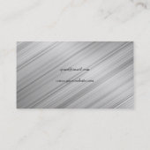 Carte De Visite Fer travaillé et métal balayé (Dos)