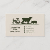 Carte De Visite Ferme (Dos)