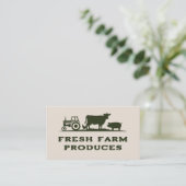 Carte De Visite Ferme (Debout devant)