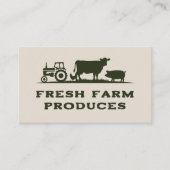 Carte De Visite Ferme (Devant)