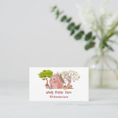 Carte De Visite Ferme (Debout devant)
