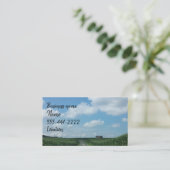 Carte De Visite Ferme (Debout devant)