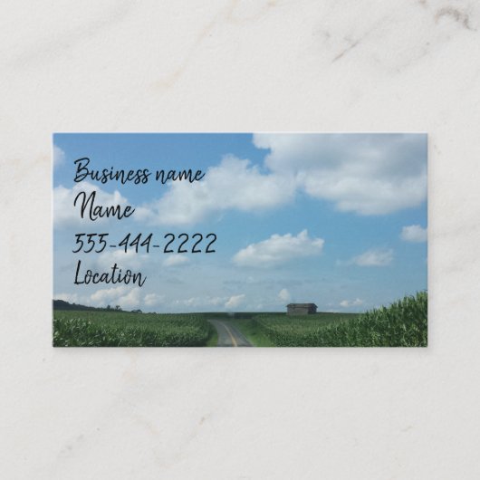 Carte De Visite Ferme (Devant)