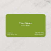 Carte De Visite Ferme à fruits (Dos)