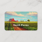 Carte De Visite Ferme / Agriculteur / Agriculture (Devant)