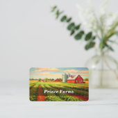 Carte De Visite Ferme / Agriculteur / Agriculture (Debout devant)