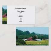 Carte De Visite Ferme au loin (Devant / Derrière)