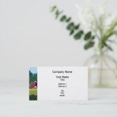Carte De Visite Ferme au loin (Debout devant)
