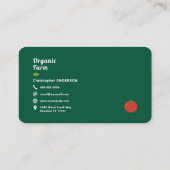 Carte De Visite Ferme biologique (Dos)
