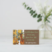 Carte De Visite Ferme d'alpaga (Debout devant)