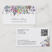 Carte De Visite Ferme de miel fleur sauvage (Devant / Derrière)