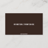 Carte De Visite Ferme de patchs Citrouille modifiable (Dos)