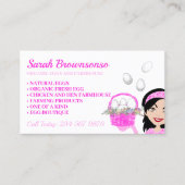 Carte De Visite Ferme de poule aux oeufs bio (Devant)