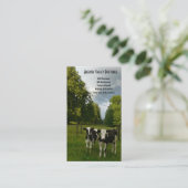 Carte De Visite Ferme de veau de veau du Holstein (Debout devant)