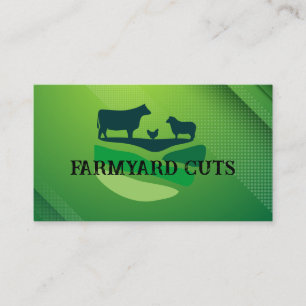 Carte De Visite Ferme d'élevage   Agriculture 