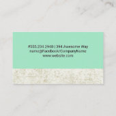 Carte De Visite Ferme | Maison cultivée (Dos)