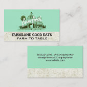 Carte De Visite Ferme | Maison cultivée (Devant / Derrière)