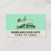 Carte De Visite Ferme | Maison cultivée (Devant)