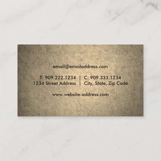 Carte De Visite Ferme - poulet (Dos)