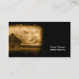 Carte De Visite Ferme primitive de l'Ouest ferme ancienne grange