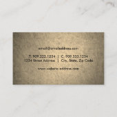 Carte De Visite Ferme - Vache (Dos)