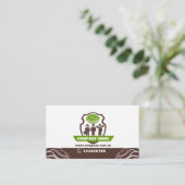 Carte De Visite fermes de noix, agriculture, verger (Debout devant)