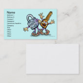 Carte De Visite Fermez à clef la clé de n (Devant / Derrière)