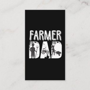 Carte De Visite Fermier papa Agriculture Père Tracteur agricole