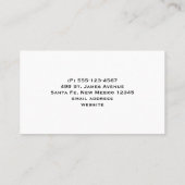 Carte De Visite Ferret Brown dans l'herbe (Dos)