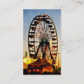 Carte De Visite Ferris Wheel at Night (Dos)