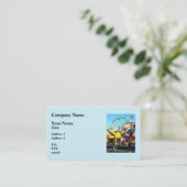 Carte De Visite Ferris Wheel in Distance (Debout devant)