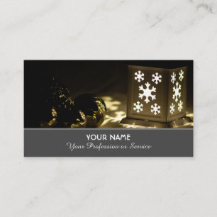 Carte De Visite Festif Noël de célébration Business