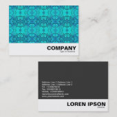 Carte De Visite Festival Aqua Blue (Devant / Derrière)