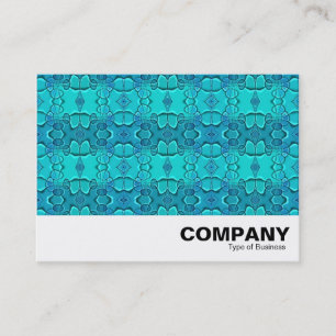 Carte De Visite Festival Aqua Blue