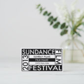 Carte De Visite Festival de film de Sundance 2013 (Debout devant)