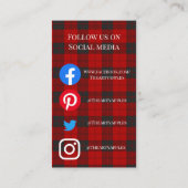 Carte De Visite Festive chocolat chaud café chocolatier chaud choc (Dos)