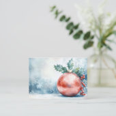 Carte De Visite Festive Christmas Ornament (Debout devant)
