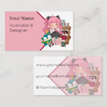 Fête Anime Fille Chat Rose Cheer de Vacances