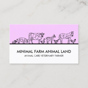Carte De Visite Fête de ferme pour enfants